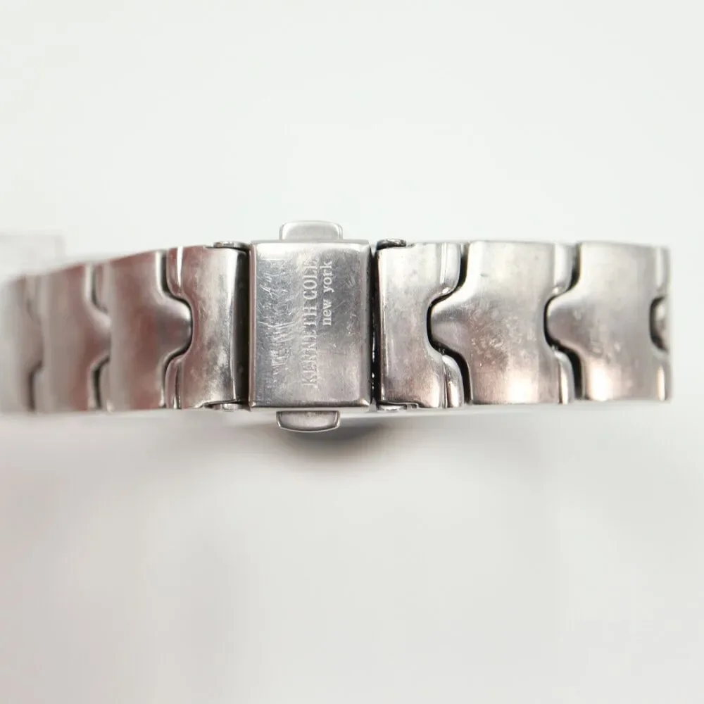 Kenneth Cole NY Womens Watch 26mm Blue Gray Date Dial KC4247 Stainless Steel